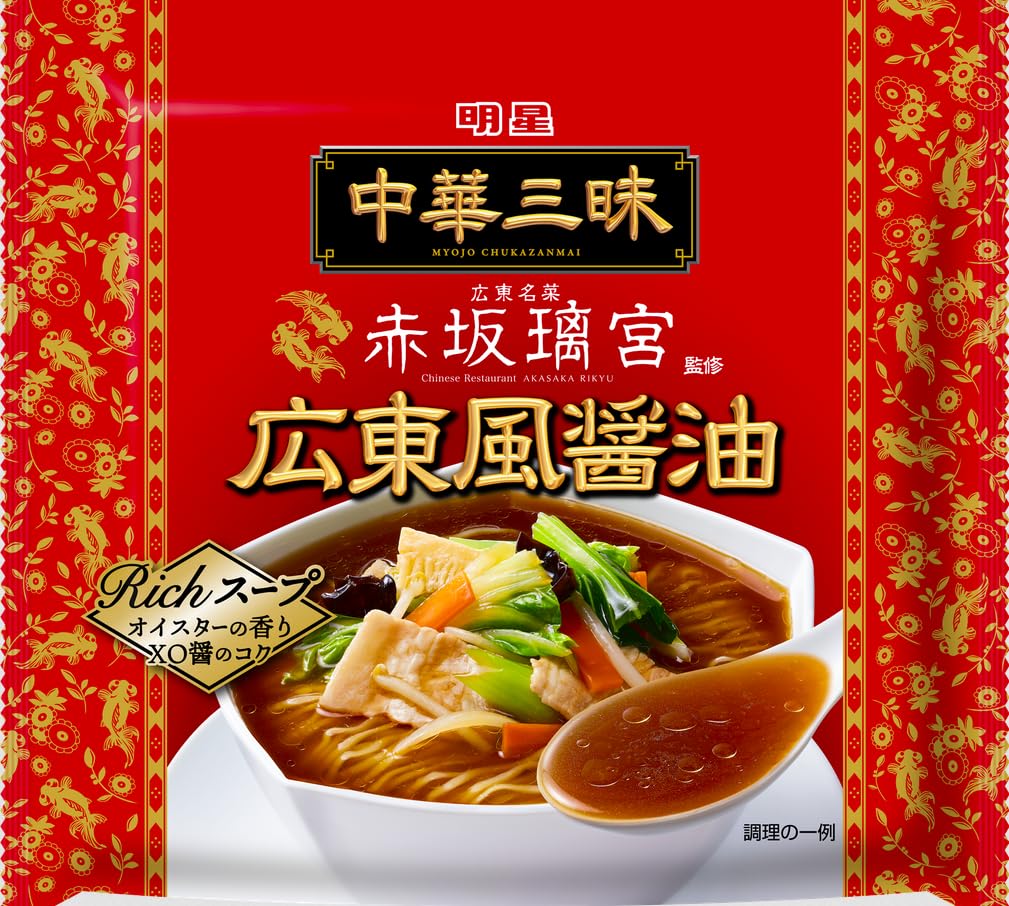 Amazon.co.jp: 明星 中華三昧 6種12食アソート（ 酸辣湯麺,広東風醤油